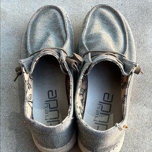 Hey Dude Gray Casual Shoes